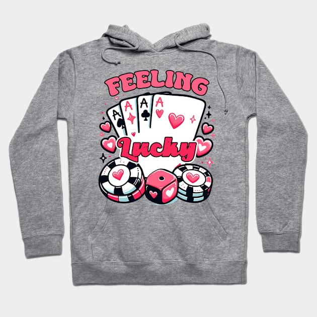 Feeling Lucky Hoodie by MZeeDesigns